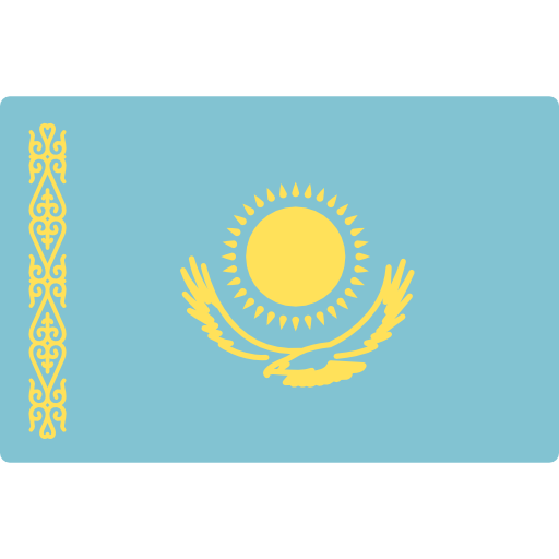 Flag of KAZ